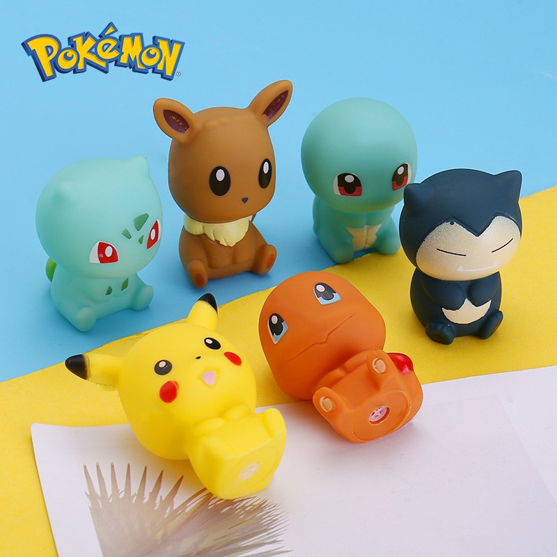 6-ชิ้น-ของเล่นอาบน้ำ-โปเกมอน-pikachu-eevee-ตุ๊กตายางนุ่ม-น่ารักการ์ตู-นของเล่นอาบน้ำเด็ก