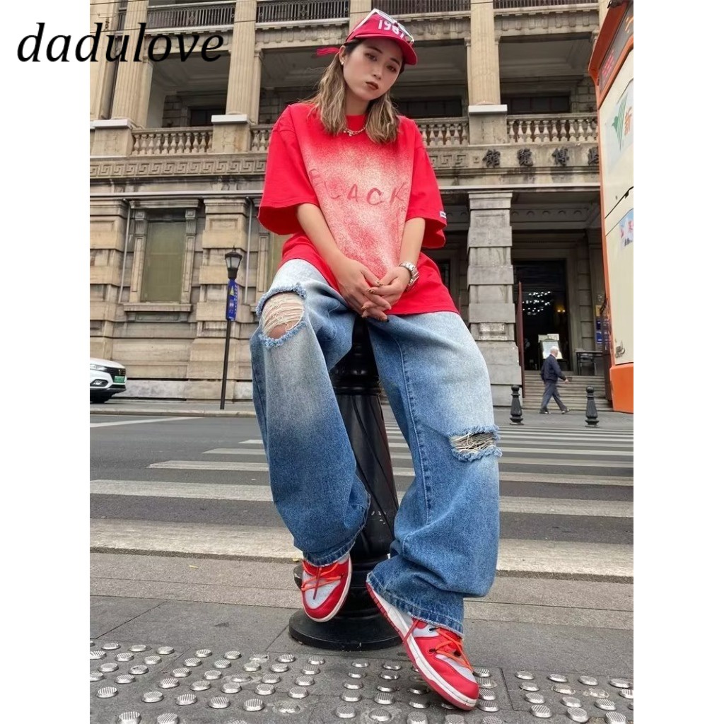 dadulove-new-american-ins-street-retro-ripped-jeans-womens-niche-high-waist-loose-wide-leg-pants-trousers