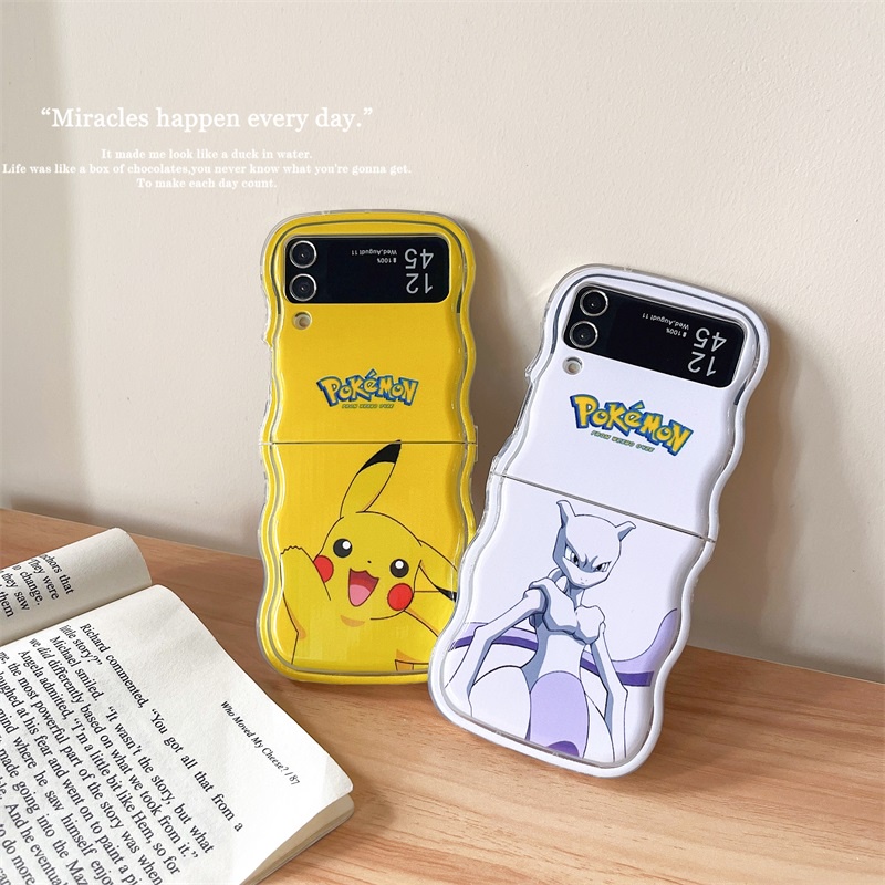 เคสโทรศัพท์มือถือแบบนิ่ม-กันกระแทก-ลายการ์ตูนโปเกม่อนน่ารัก-สําหรับ-samsung-galaxy-z-flip-4-5g-z-flip-3