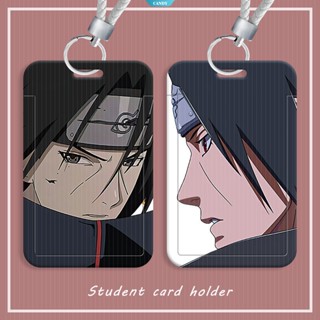 เคสโทรศัพท์มือถือ ลายการ์ตูนอนิเมะนารูโตะ Uchiha Itachi Bus Bank พร้อมสายคล้อง สําหรับนักเรียนชาย [CAN]