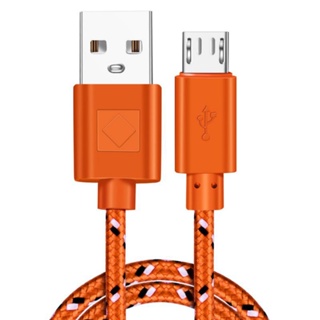 Rich2.br สายชาร์จ Micro USB แบบพกพา น้ําหนักเบา 200 ซม.