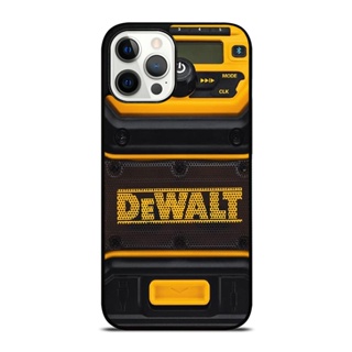 Dewalt เคสโทรศัพท์มือถือ บลูทูธ กันกระแทก ลายลําโพง สําหรับ IPhone 14 Plus 13 Pro Max 12 Mini X