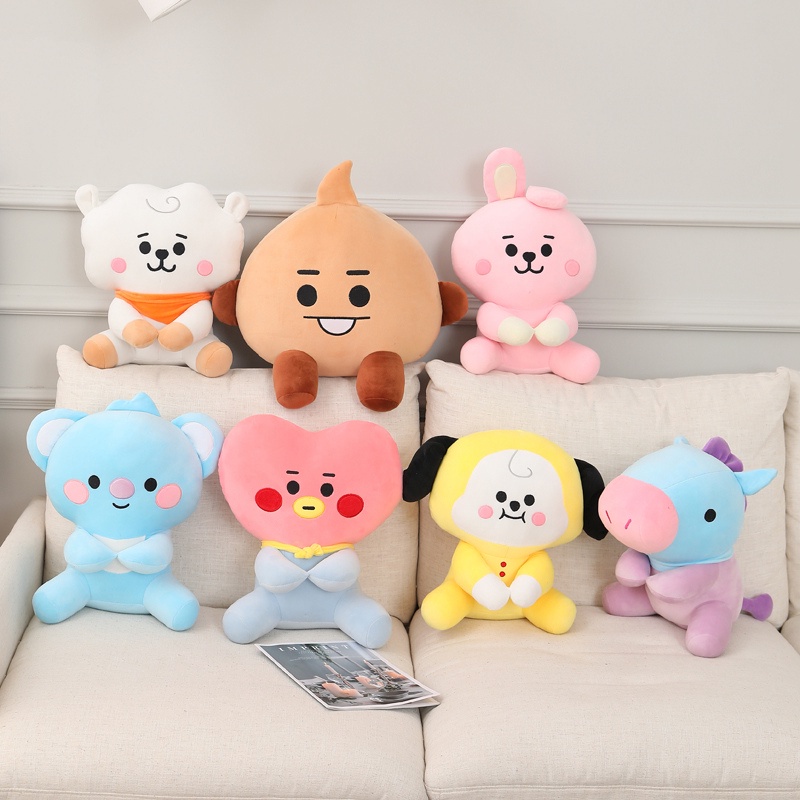 ตุ๊กตา-bts-bt21-seated-bangtanboys-tata-cooky-chimmy-koya-shooky-mang-rj-ของเล่นสําหรับเด็ก