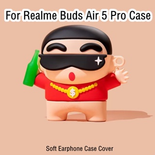 【ส่วนลด】เคสหูฟัง แบบนิ่ม ลายการ์ตูน สําหรับ Realme Buds Air 5 Pro Realme Buds Air 5 Pro
