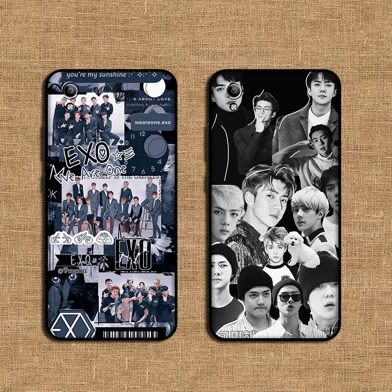 เคสโทรศัพท์มือถือ-ซิลิโคนนุ่ม-ลายบูชชิ่ง-exo-สําหรับ-vivo-1820-y91c-y1s-y91-y91i