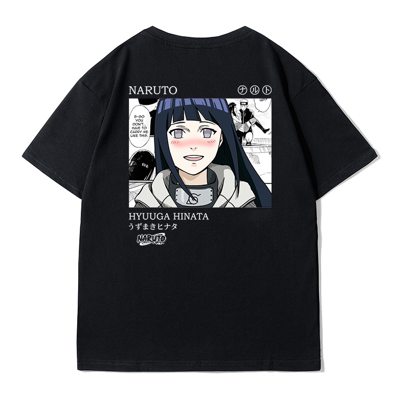 ใหม่-ฤดูร้อน-naruto-ร่วม-naruto-hinata-คู่เสื้อยืดผ้าฝ้ายแขนสั้นหลวม-cod