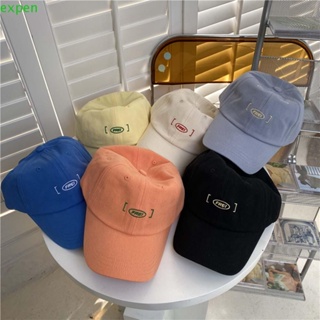 EXPEN Korean Sun Hat Wild Sport Caps Baseball Caps Women Trendy Letters Summer Adjustable Simple Embroidery/Multicolor