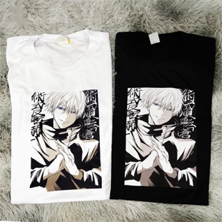 [Hot Sale] เสื้อยืด Jujutsu Kaisen - เสื้อ Satoru Gojo สีดำ-ขาว ฤดูร้อน ใหม่