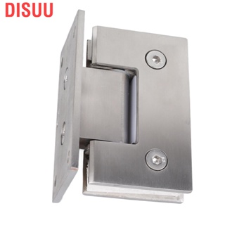 Disuu Door Hinges Shower Double Open Stainless Steel 90 Degree for Bathroom Cabinet Showcase