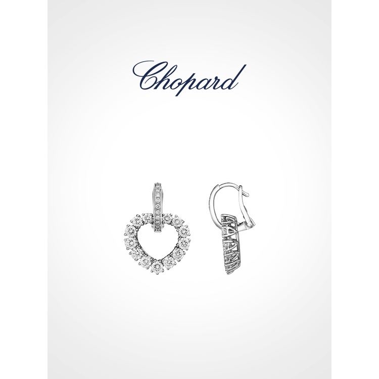 พร้อมส่ง-chopard-ต่างหูเพชร-ทองคําขาว-18k-หรูหรา-เครื่องประดับ-สําหรับงานแต่งงาน