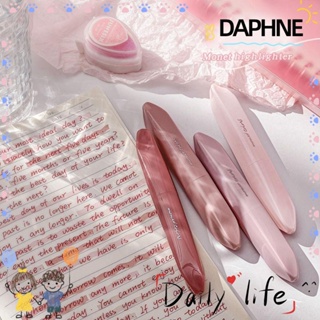 Daphne ปากกาไฮไลท์ ปากกาวาดภาพ นักเรียน ลิปสติก ออกแบบ Morandi สี