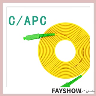 Fay สายเคเบิลจัมเปอร์ไฟเบอร์ออปติก 3 มม. 1 2 3 5 10 เมตร คุณภาพสูง SC APC-SC APC-SM