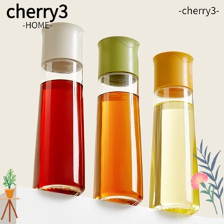 Cherry3 ขวดแก้วใส่น้ํามันมะกอก ซอส แบบเปิด ปิดอัตโนมัติ กันรั่วซึม