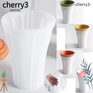 Cherry3 เครื่องทําน้ําแข็ง สมูทตี้ ซิลิโคน สลัสซี่ แบบเร็ว สําหรับเด็ก เหมาะกับฤดูร้อน