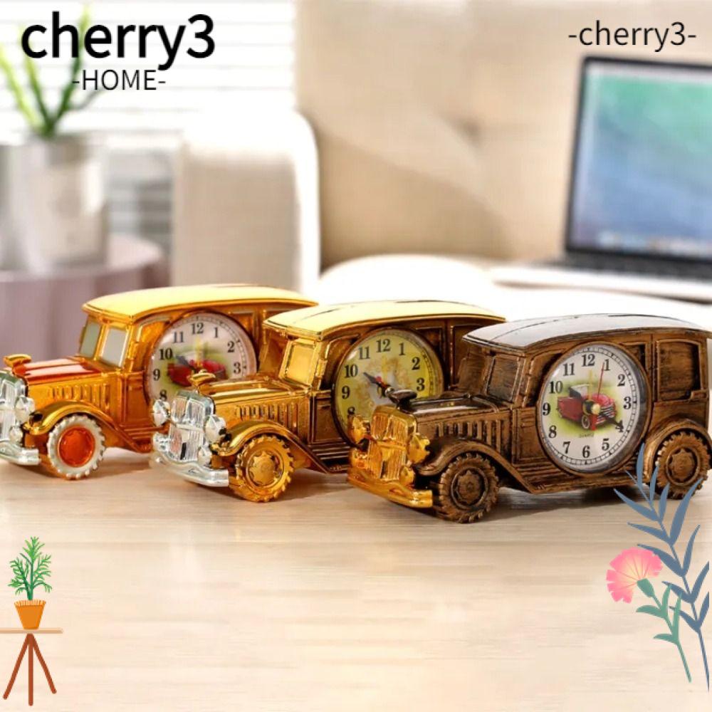cherry3-นาฬิกาปลุกดิจิทัลอิเล็กทรอนิกส์-แบบพลาสติก-รูปรถยนต์-ตัวชี้ดิจิทัล-สไตล์คลาสสิก-สําหรับตกแต่งบ้าน