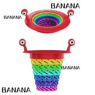 Banana1 ตะกร้ากรองท่อระบายน้ํา ทนทาน กันรั่ว สําหรับอ่างล้างจาน ห้องน้ํา ห้องครัว