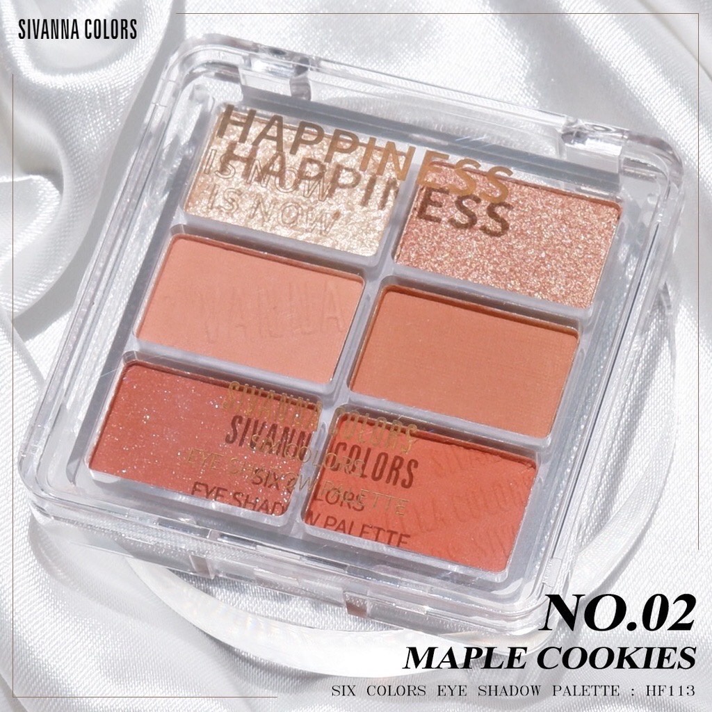 อายแชโดว์-พาเลทท์-sivanna-six-colors-eye-shadow-palette