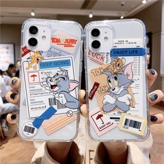 เคสโทรศัพท์มือถือแบบใส ลายการ์ตูนแมว และหนู สําหรับ Infinix Note 30 4G X6833B Note 30 5G X6711 Note 30 Pro 4G X678B Note 30 Vip X6710