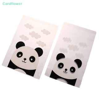 &lt;Cardflower&gt; ถุงพลาสติกใส ลายแพนด้าน่ารัก สําหรับใส่คุกกี้ บิสกิต ลูกอม เหมาะกับงานแต่งงาน ปาร์ตี้ ลดราคา 100 ชิ้น