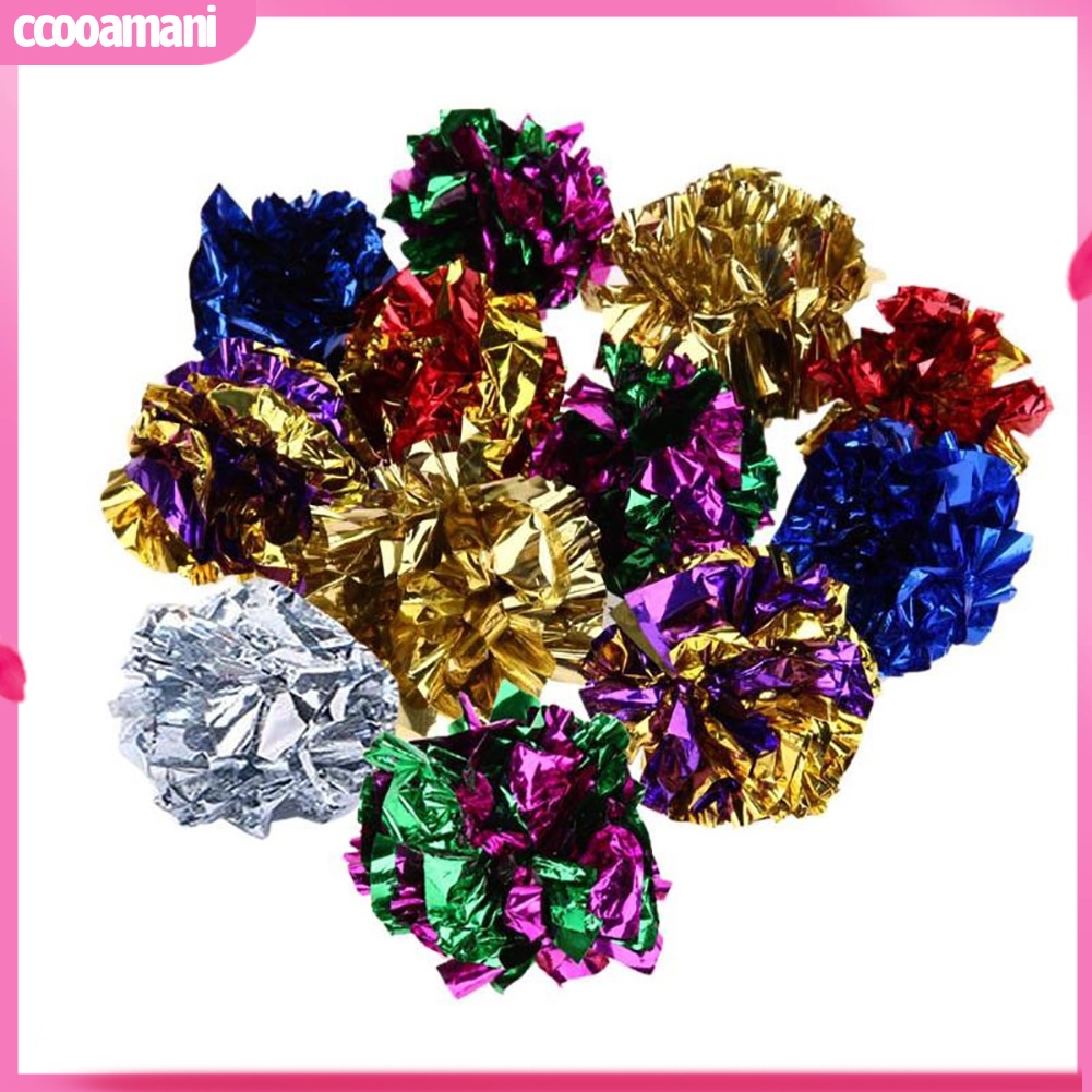ccooamani-ลูกบอลกระดาษ-สีสดใส-ของเล่นสําหรับสัตว์เลี้ยง-แมว-จํานวน-12-ชิ้น