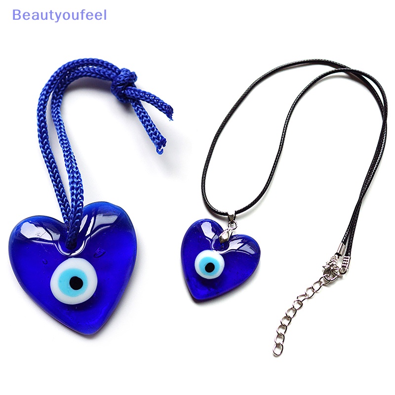 beautyoufeel-เครื่องประดับ-จี้รูปตาชั่วร้าย-รูปหัวใจ-สีฟ้า-เหมาะกับของขวัญ-แฟชั่นสร้างสรรค์-สําหรับผู้ชาย-และผู้หญิง