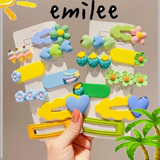 Emilee กิ๊บติดผม รูปหัวใจน่ารัก สีแคนดี้ สําหรับเด็กผู้หญิง 8 ชิ้น