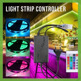 [aigoni.th] รีโมตคอนโทรล อินฟราเรด 4 Pin 24 คีย์ IR RGB LED สําหรับสายไฟ 5050