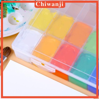 [Chiwanji] กล่องใส 24 ช่อง พร้อมฝาปิด สําหรับจัดเก็บเครื่องประดับ ต่างหู DIY