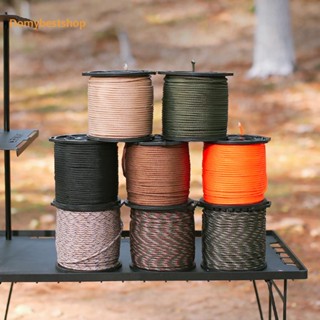 [Domybestshop.th] เชือกร่มชูชีพ 9 แกน มาตรฐาน 4 มม. 100 ม. พกพาง่าย สําหรับตั้งแคมป์กลางแจ้ง