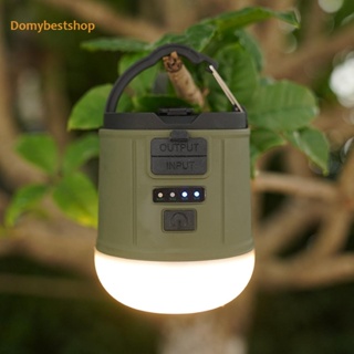 [Domybestshop.th] - ไฟ LED COB ชาร์จ USB 2400mAh สําหรับตั้งแคมป์