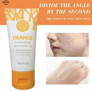 Mintox Orange Body Lotion Scrub Exfoliating Gel Face Body Facial Exfoliating Scrub Skin Cleansing booboom