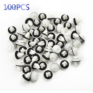 ⚡NEW 8⚡truck Cars White 20mm/ 0.79"Length Push-Type Bumper Retainer Clip Plastic Rivet