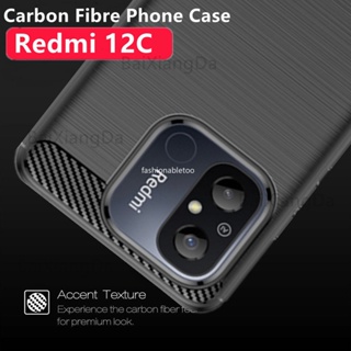 เคสโทรศัพท์มือถือ ซิลิโคน คาร์บอนไฟเบอร์ กันกระแทก สําหรับ Redmi 12C 11A 12 C 11 A Redmi12C Redmi11A