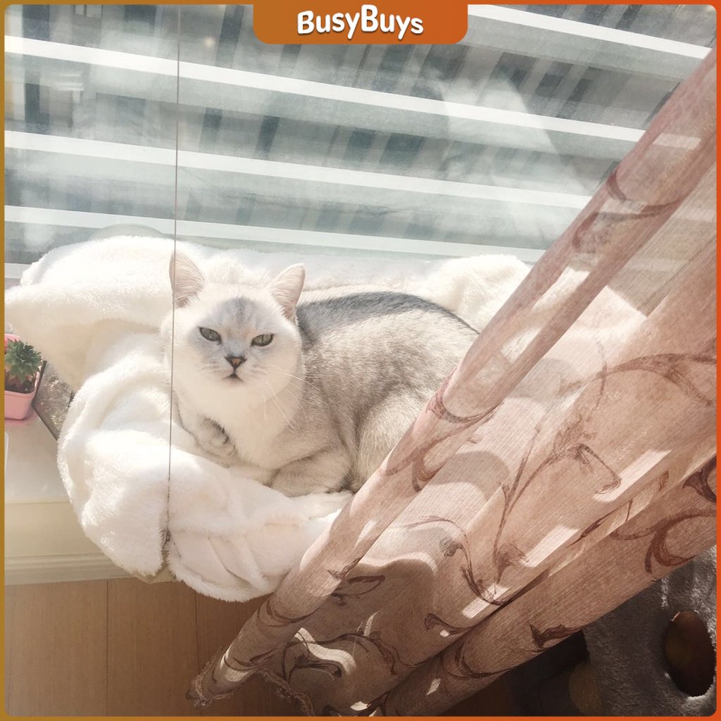 b-b-เปลแมว-เปลแมวติดกระจก-ขนาดใหญ่-55x35ซม-รับน้ำหนักได้ถึง-15-kg-ที่นอนแมว-บ้านแมว-ของเล่นแมว-cat-windows-bed-siter