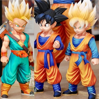 โมเดลฟิกเกอร์ PVC อนิเมะ Dragon Ball Z Son Goten Super Saiyan Trunks ขนาด 15 ซม. ของเล่นสําหรับเด็ก