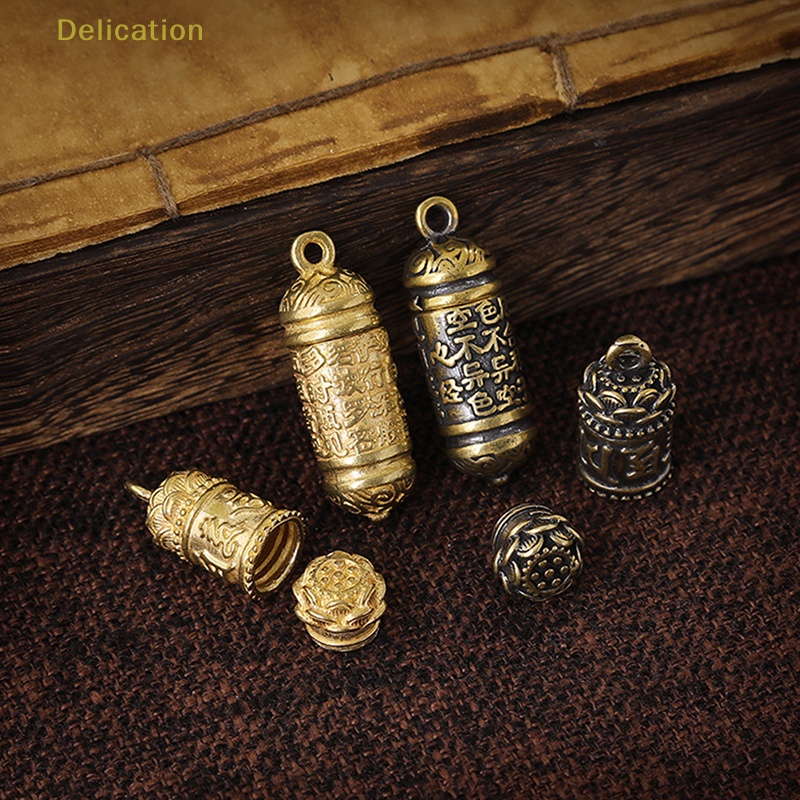 delication-พวงกุญแจทองเหลือง-จี้ทรงกระบอก-สําหรับแขวนเครื่องประดับ-สร้อยคอ