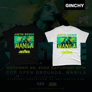 【ใหม่】Justin Bieber Justice World Tour MANILA 2022 T-Shirt Inspired | Bieber | Justice Merch | Unisex