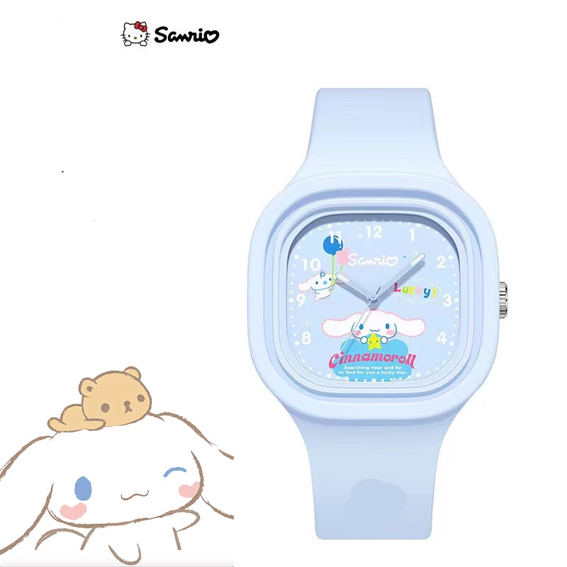ภาพสินค้าSanrio Kurome นาฬิกาข้อมือควอทซ์ ดิจิทัล สายซิลิโคน ลายการ์ตูนน่ารัก สําหรับเด็กนักเรียนผู้หญิง จากร้าน siyouqiche1.th บน Shopee ภาพที่ 7