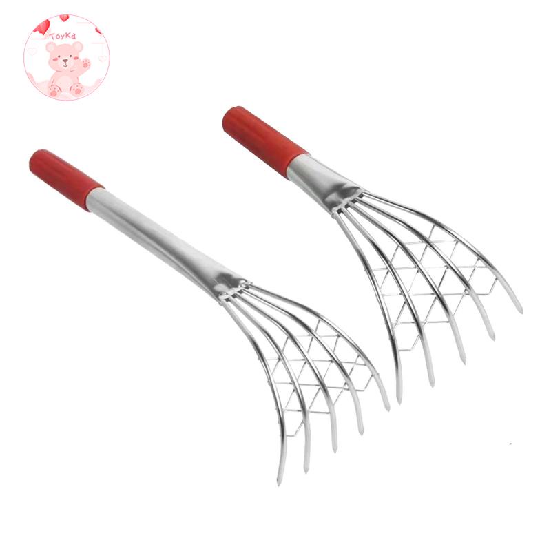 [Whbadguy] Claw Rake Handled Shells Clam Digger 5 Prongs Long Handle