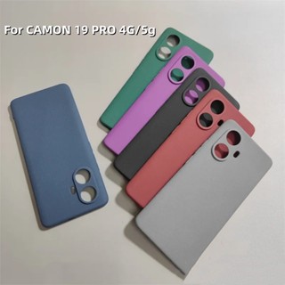 เคสโทรศัพท์ซิลิโคน TPU แบบนิ่ม ผิวด้าน กันกระแทก สําหรับ Tecno Camon 19 Pro 4G 5G 19 Neo Camon 19 Neo 18 T