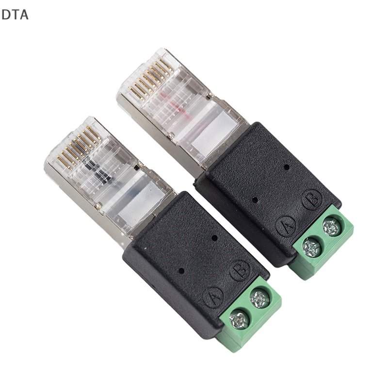 อะแดปเตอร์ขั้วต่อเทอร์มินัล-แปลง-dta-rj45-เป็น-rs485-rj45-rj45-เป็น-rs485-หัวคริสตัล-เป็นขั้ว-dt