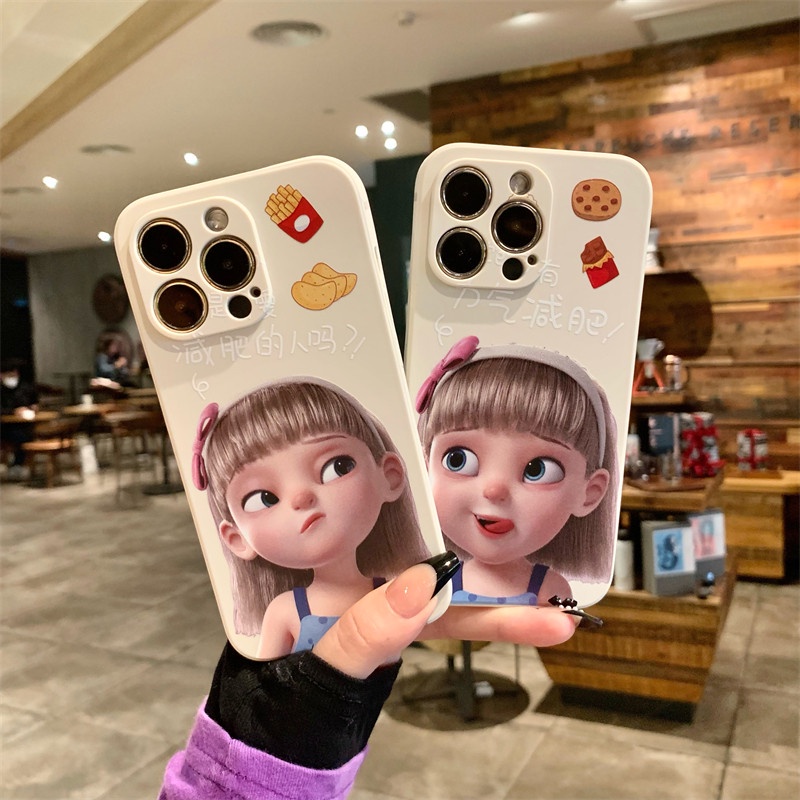 เคสโทรศัพท์มือถือนิ่ม-ลายเด็กผู้หญิงตัวเล็ก-สําหรับ-iphone-14-pro-max-13-pro-max-12-pro-max-11-pro-max-apple-11pro-12pro-13pro-14pro-xs-max-xr-x-6-6s-8-8-7-plus-se2-se3-13-12-mini-d089a-เคสโทรศัพท์