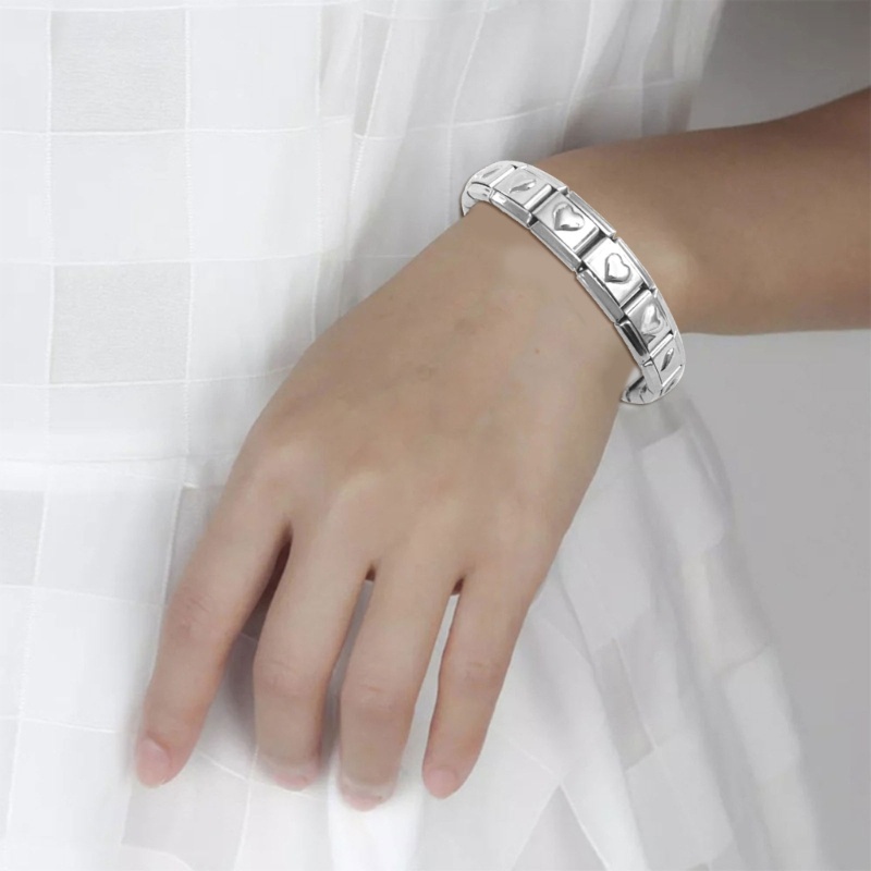 arin-สร้อยข้อมือ-สเตนเลส-ยืดหยุ่น-รูปดาวห้าแฉก-หัวใจ-ดาว-เครื่องประดับแฟชั่น