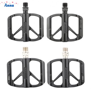 【Anna】MEROCA DU Bearing Anti Slip Bike Pedals Aluminum Alloy Footpegs for Mountain Biking