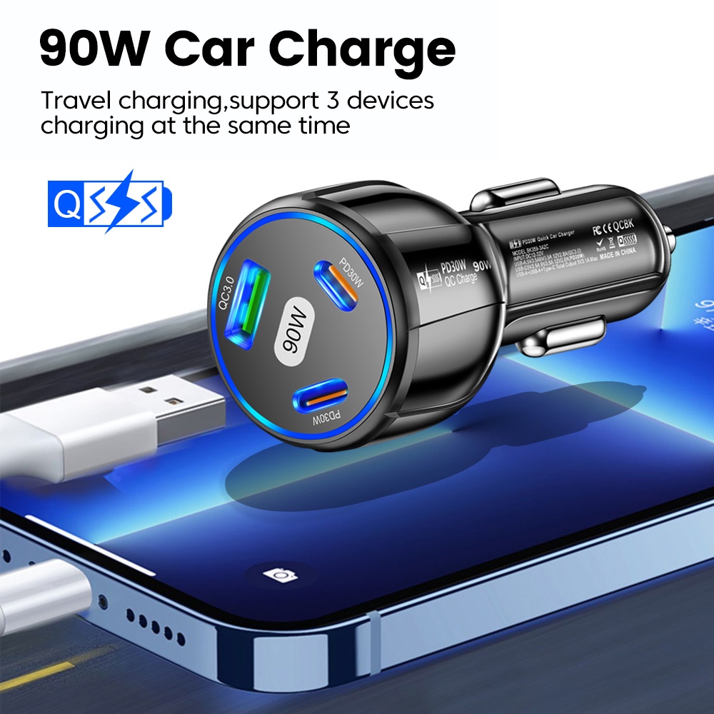 elough-ที่ชาร์จโทรศัพท์มือถือ-usb-type-c-90w-แบบพอร์ตคู่-ชาร์จเร็ว-สําหรับ-samsung-tablets