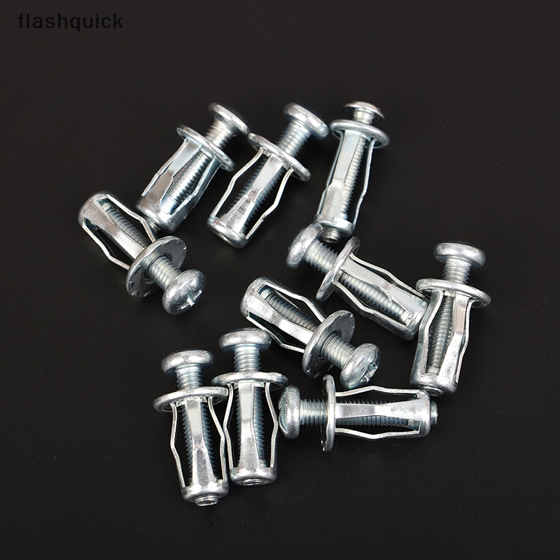 flashquick-10-ชุด-m4-m5-m6-แจ็ค-น็อต-รถ-โลหะ-สกรู-กลีบดอกไม้-พร้อมสกรู-สําหรับ-ผนังกลวง-เหล็ก-ผิวดี