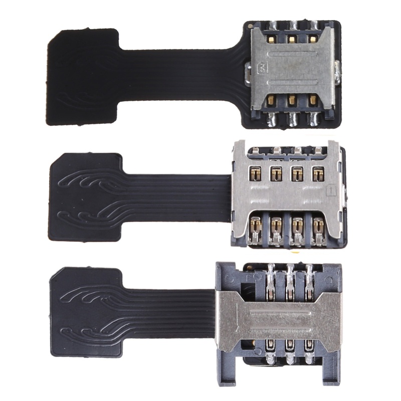 Hybrid Double Dual SIM Card Adapter for Android Phone Extender for Nano ...