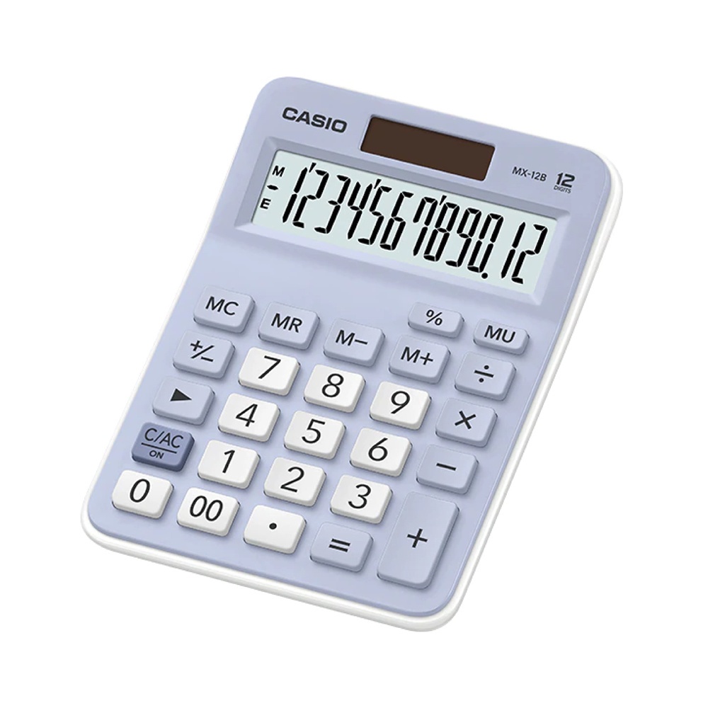 casio-calculator-เครื่องคิดเลข-คาสิโอ-รุ่น-mx-12b-lb-แบบตั้งโต๊ะสีสัน-ขนาดกะทัดรัด-12-หลัก-สีฟ้าอ่อน