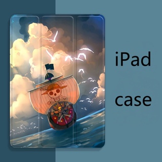 เคส ลายวันพีช พร้อมช่องใส่ปากกา สําหรับ ipad mini 1 2 3 4 5 6 Air 1 2 3 2017 2018 ipad case 10.2 gen 7 8 9 pro 9.7 10.5 11 2019 2020 ipad 2022 gen10