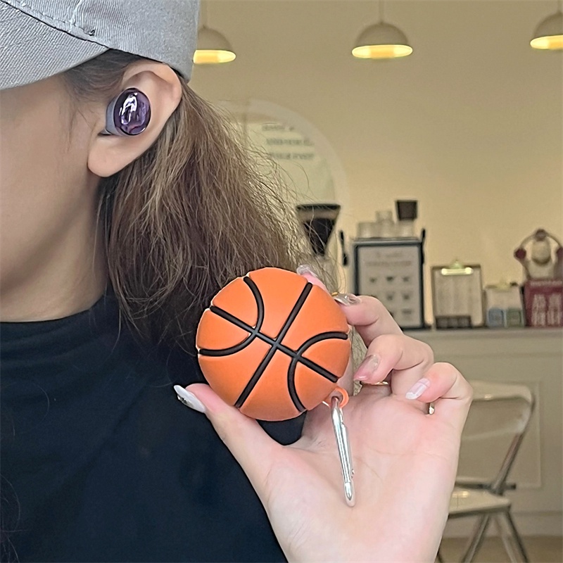 3d-basketball-samsung-galaxy-buds2-pro-protective-case-cartoon-samsung-galaxy-buds2-silicone-soft-case-shockproof-case-protective-case-samsung-buds-pro-buds-live-cover-soft-case